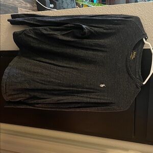 Polo Ralph Lauren Charcoal Long Sleeve Tee